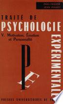 Traité de psychologie expérimentale (5)