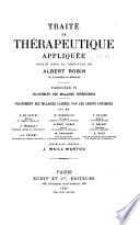 Traité de thérapeutique appliquée...