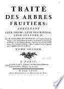 Traité des arbres fruitiers