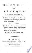 Traite des Bienfaits ; Consolation a Marcia ; De la Colere ; De la Clemence