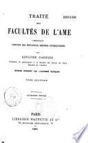 Traité des facultés de l'âme