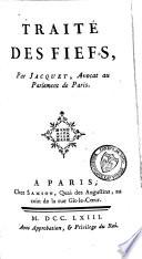 Traité des fiefs
