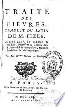 Traité des fievres