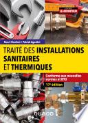 Traité des installations sanitaires et thermiques