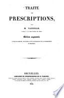 Traité des prescriptions