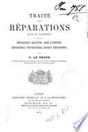 Traité des réparations (Lois du Batiment)