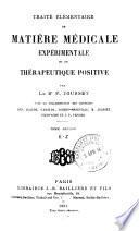 Traité élémentaire de matière médicale expérimentale et de thérapeutique positive