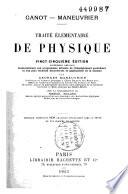 Traité élémentaire de physique