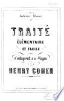 Traité élémentaire et facile de contrepoint et de fugue