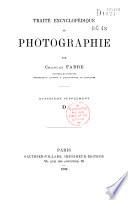 Traité encyclopédique de photographie