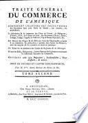 Traité générale du commerce de l'Amérique