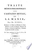 Traité sur l'Alienation mentale