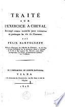 Traité sur l'exercice à cheval