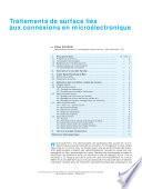 Traitements de Surface Lies aux Connexions en Microelectronique