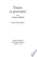 Traits et portraits, suivi de L'amour défendu