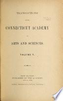 Transactions of the Connecticut Academy of Arts and Sciences
