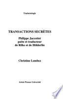 Transactions secrètes
