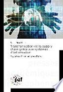 Transformation de la supply chain grâce aux systèmes d'information