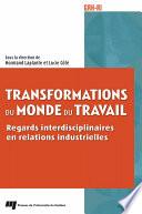 Transformations du monde du travail