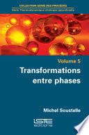 Transformations entre phases