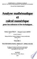 Transformations, Sobolev, opérateurs