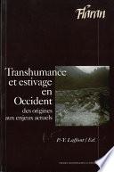Transhumance et estivage en Occident