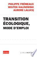 Transition écologique, mode d'emploi