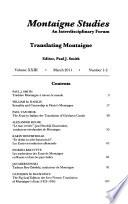 Translating Montaigne