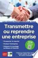 Transmettre ou reprendre une entreprise 2018