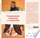 Transmission culturelle et modernité