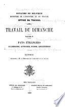 Travail du dimanche
