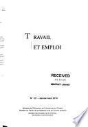 Travail et emploi