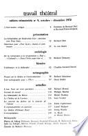 Travail Théâtral