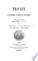 Travaux de l'Académie nationale de Reims