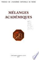 Travaux de l'Académie nationale de Reims