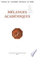 Travaux de l'Académie nationale de Reims