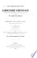 Travaux de l'année ...