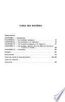 Travaux de la Section scientifique et technique