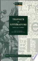 Travaux de littérature