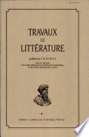 Travaux de litterature
