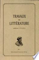 Travaux de littérature