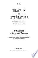 Travaux de littérature