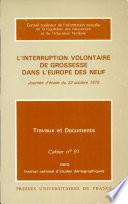 Travaux et documents