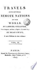 Travels into several remote nations of the World by Lemule Gulliver, 2