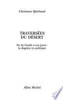Traversées du désert