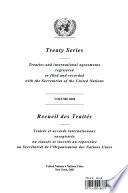 Treaties and International Agreements Registered Or Filed and Recorded with the Secretariat of the United Nations