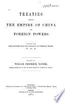 Treaties Between the Empire of China and Foreign Powers