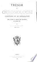 Trésor de chronologie, d'histoire et de géographie pour l'étude et l'emploi des documents du moyen âge