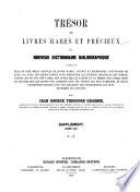 Trésor de livres rares et précieux