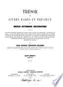 Trésor de livres rares et précieux